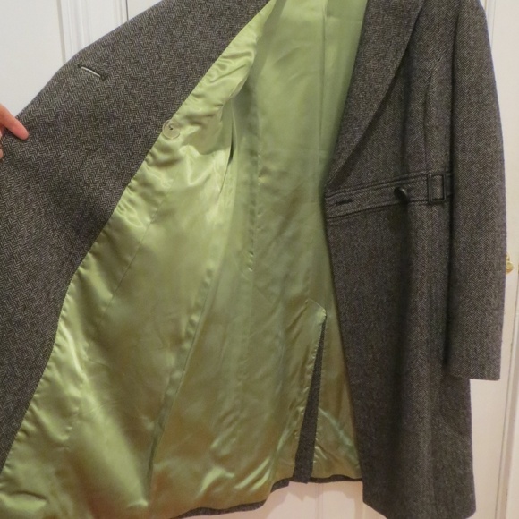 Vintage DKNY Donna Karan Women's Tweed Coat Wool overcoat - Picture 8 of 8